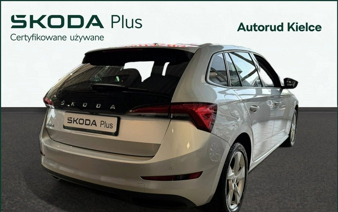 Skoda Scala cena 56900 przebieg: 148343, rok produkcji 2019 z Pabianice małe 154